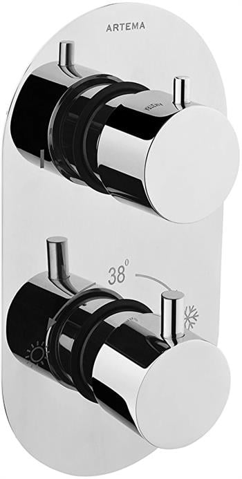 Artema Aquaheat R2 Ankastre Banyo Duş Bataryası (2 Yollu Yönlendirici) A47113