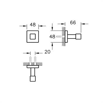 Artema Askı, Q-Line, Krom, A44998