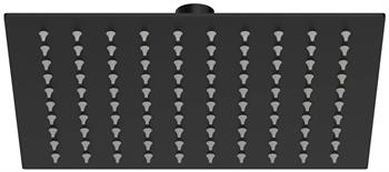 Artema Bliss Square 1F Duş Başlığı, 23 cm, Mat Siyah, A4579236