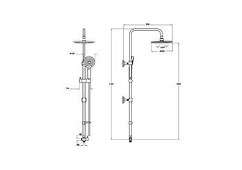 Artema Duş Kolonu, Joy Round 220, A45785
