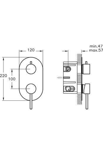 Artema Duş Seti, Minimax S, Ankastre (Snow El Duşlu) A49273