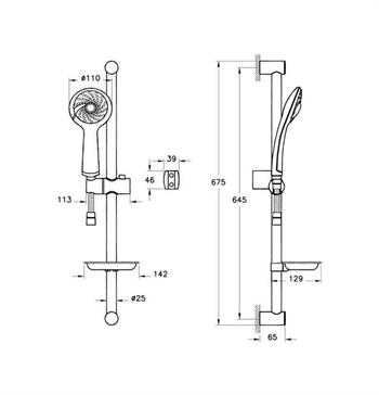 Artema El Duşu Takımı, Samba, 3F, Sürgülü, A45680