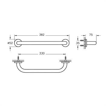 Artema Havluluk, Arkitekta, Krom, A44276