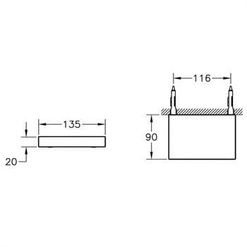 Artema İstanbul Sabunluk (Duvardan) Krom A48004