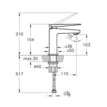 Artema Lavabo Bataryası, Brava, A42608