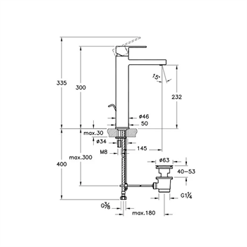 Artema Lavabo Bataryası, Flo S (Yüksek-Sifon Kumandalı) Altın, A4194223