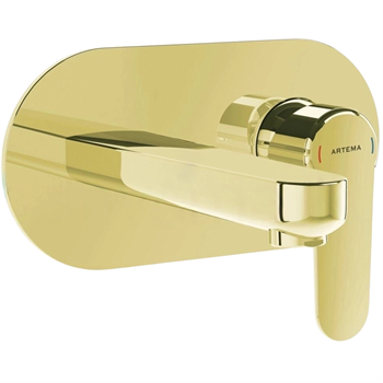 Artema Lavabo Bataryası, Root Round, Ankastre, Altın (Sıva Üstü Grubu) A4272123