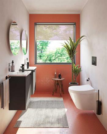 Artema Lavabo Bataryası, Root Square, Mat Siyah, A4273236