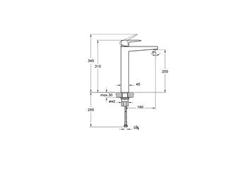 Artema Lavabo Bataryası, Root Square, Tezgah Üstü, Soft Altın, A4273374