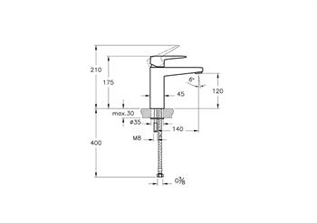 Artema Lavabo Bataryası, Root Square, Yüksek, A42731