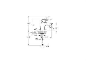 Artema Lavabo Bataryası, Solid S, A42440