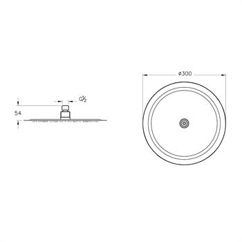 Artema Lite Lc Duş Başlığı 30 Cm A45674