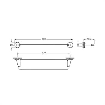 Artema Marin Etajer Krom A44940