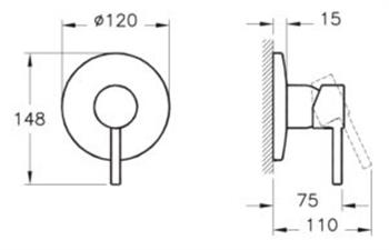 Artema Minimax S Ankastre Duş Bataryası (Sıva Üstü Grubu) A42224EXP