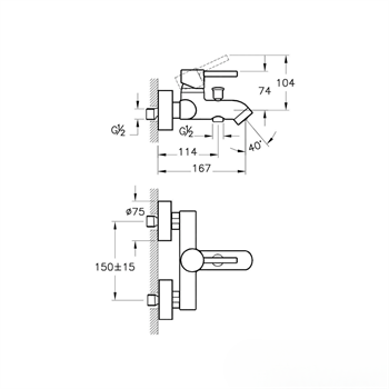 Artema Minimax S Banyo Bataryası A41994