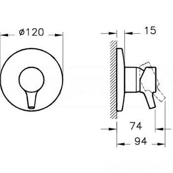 Artema Nest Trendy Ankastre Duş Bataryası (Sıva Üstü Grubu) A42229