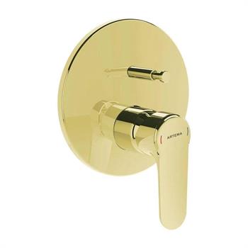 Artema Root Round Ankastre Banyo Bataryası, Altın (Sıva Üstü Grubu) A4272723