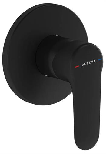 Artema Root Round Ankastre Duş Bataryası, Mat Siyah (Sıva Üstü Grubu) A4272836EXP