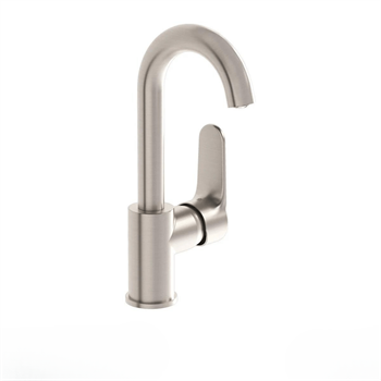 Artema Root Round Lavabo Bataryası Döner Borulu Fırçalı Nikel A4275434