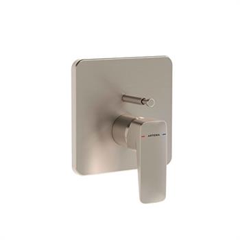 Artema Root Square Ankastre Banyo Bataryası (V-Box Sıva Üstü Grubu) Fırçalı Nikel A4282834