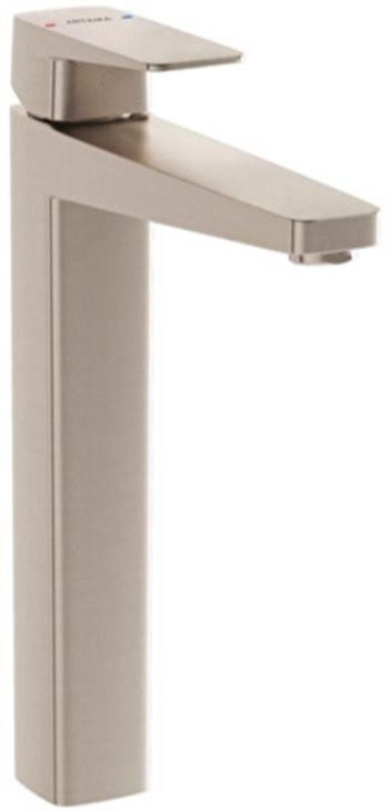 Artema Root Square Tezgah Üstü Lavabo Bataryası, Fırçalı Nikel, A4273334 