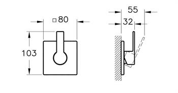 Artema Stop Valf, Ankastre, Sıcak-Soğuk Su Bağlantılı (Sıva Üstü Grubu) A41456