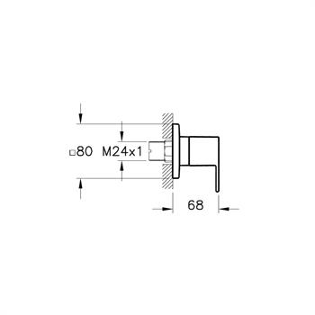 Artema Stop Valf, Flo S, Ankastre (Sıva Üstü Grubu) A41448