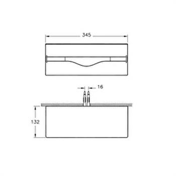 Artema Tuvalet Kağıtlığı, İstanbul, İkili, Krom, A48016
