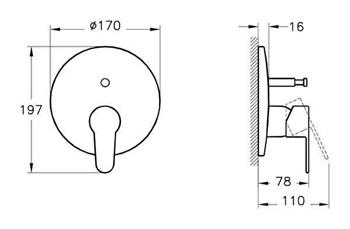 Artema Win S Ankastre Banyo Bataryası (Sıva Üstü Grubu) A42589