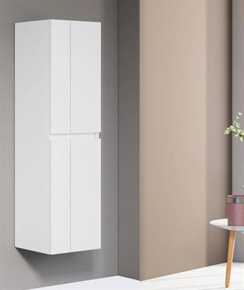 Orka Likya 40 cm Beyaz Banyo Boy Çamaşır Dolabı