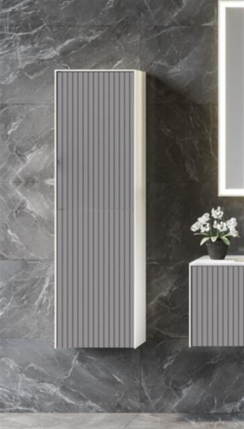 Orka Cube 40 cm Gri Banyo Boy Çamaşır Dolabı