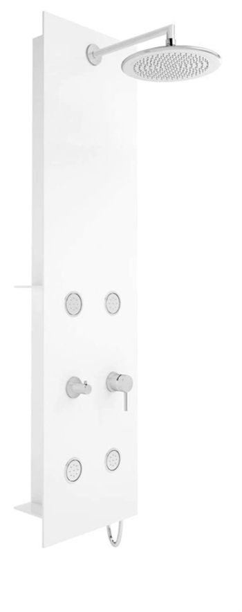 Vitra Duş Sistemi, Origin, Masajlı, Beyaz Cam, A45804