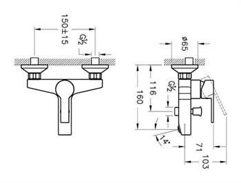 Artema Banyo Bataryası , Fold S, Krom, A42535