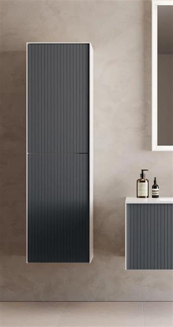 Orka Cube 40 cm Antrasit Banyo Boy Çamaşır Dolabı