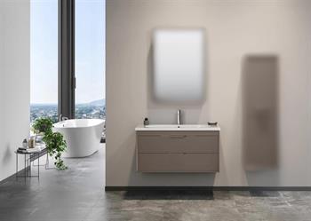 Orka Clay 80 cm Toprak Banyo Dolabı Alt Modül ve Lavabo