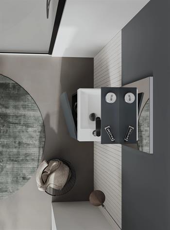 Orka Conza 45 cm Mat Antrasit Banyo Dolabı Takımı, 3008497