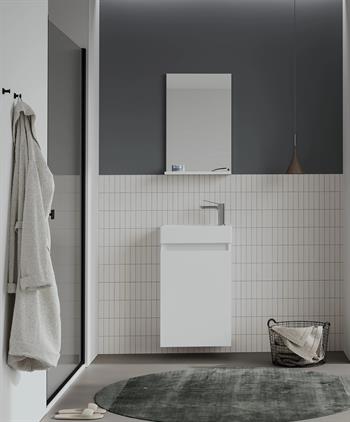 Orka Conza 45 cm Mat Beyaz Banyo Dolabı Takımı, 3009057