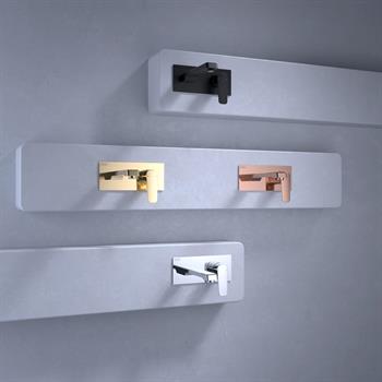 Teska Lavabo Bataryası, Quasar Pro, Ankastre, Altın, E5107