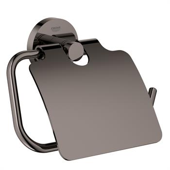 Grohe Essentials Kapaklı Tuvalet Kağıtlığı, Sert Grafit, 40367A01