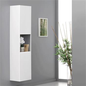 Orka Duden 40 cm Beyaz Banyo Boy Çamaşır Dolabı