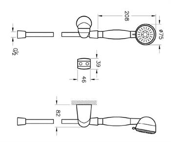 Artema Elegance El Duşu Takımı A45658