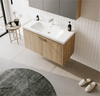 Orka Desna 100 cm, Budva, Banyo Dolabı Alt Modül Ve Lavabo, 5008728