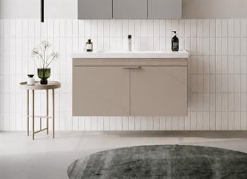 Orka Desna 100 cm, Çöl Beji, Banyo Dolabı Alt Modül Ve Lavabo, 5008747