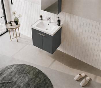 Orka Desna 50 cm, Mat Antrasit, Banyo Dolabı Alt Modül Ve Lavabo, 5007926