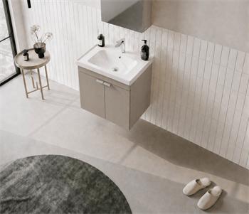 Orka Desna 50 cm, Çöl Beji, Banyo Dolabı Alt Modül Ve Lavabo, 5008557