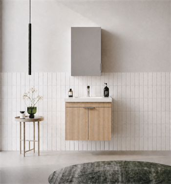 Orka Desna 50 cm, Budva, Banyo Dolabı Takımı, (Dolaplı Ayna), 5009175