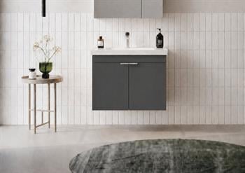 Orka Desna 60 cm, Mat Antrasit, Banyo Dolabı Alt Modül Ve Lavabo, 5007928