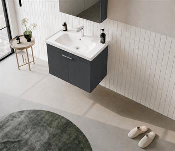 Orka Desna 60 cm, Mat Antrasit, Banyo Dolabı Alt Modül Ve Lavabo, 5007928