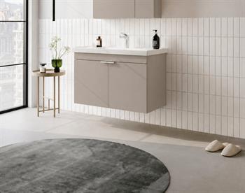 Orka Desna 90 cm, Çöl Beji, Banyo Dolabı Alt Modül Ve Lavabo, 5008573