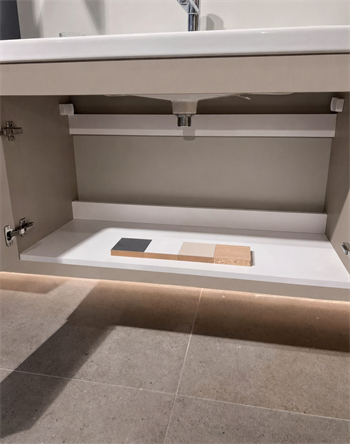 Orka Desna 90 cm, Çöl Beji, Banyo Dolabı Takımı, (Dolaplı Ayna), 5008575